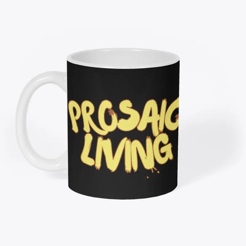 Prosaic Living logo yellow