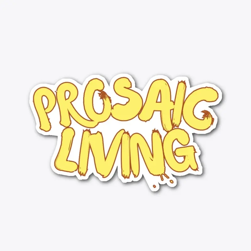 Prosaic Living logo yellow