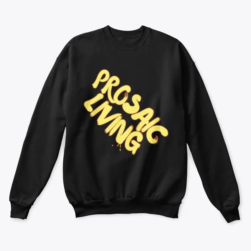 Prosaic Living logo yellow